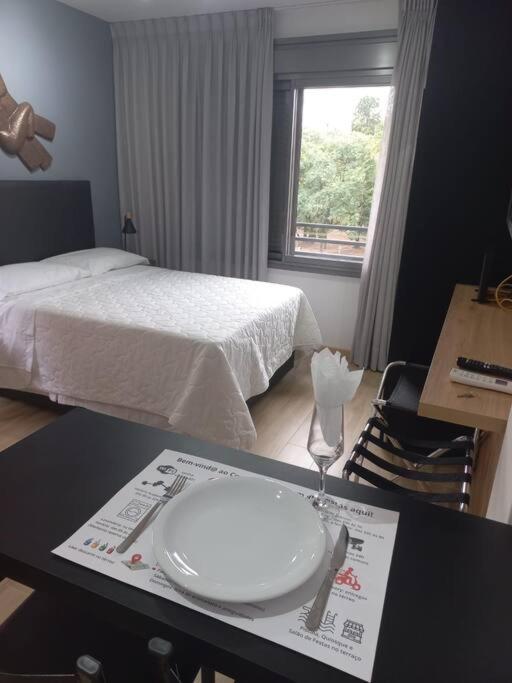 Apto Frente Parque Com Vista E Piscina Порту Алегри Екстериор снимка